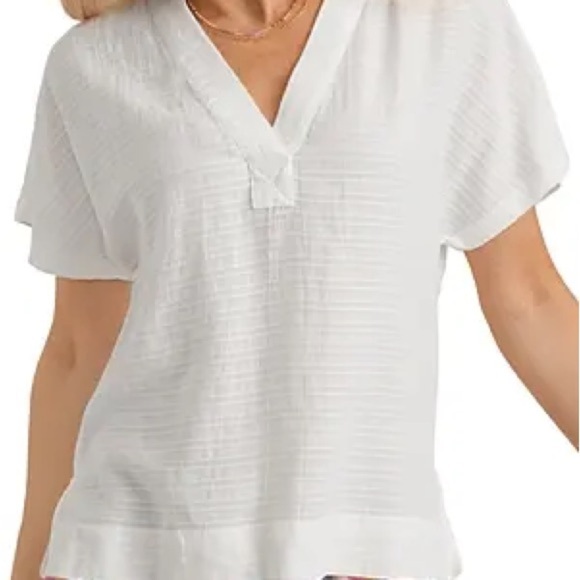 Marine Layer Bali Tunic in White Stripe Cotton size M EUC - Picture 2 of 6